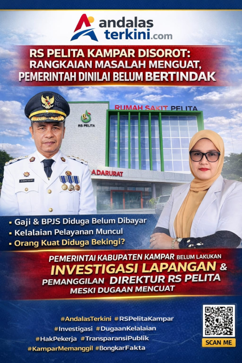 RS Pelita Kampar Disorot: Rangkaian Masalah Menguat, Pemerintah Dinilai Belum Bertindak