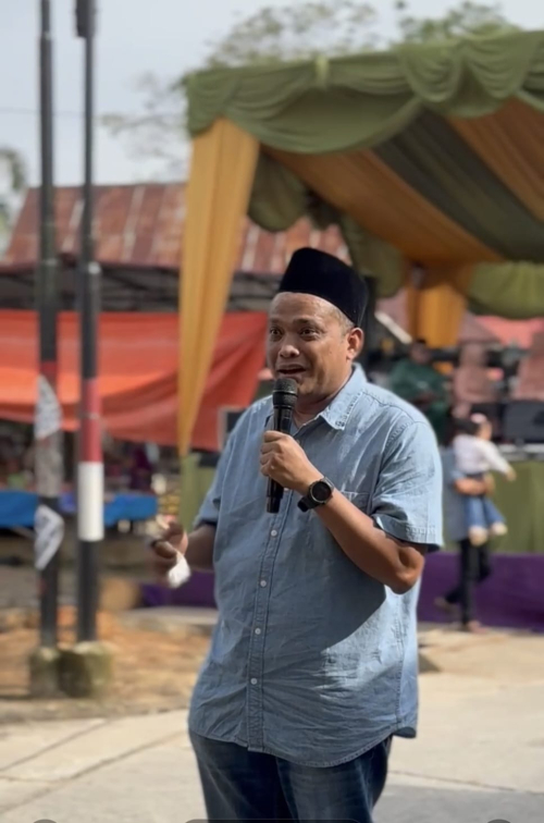 Momentum Bulan Syawal, Ramli S Kom Hadiri Acara Penyantunan Anak Yatim di Desa Teratak Rumbio Jaya