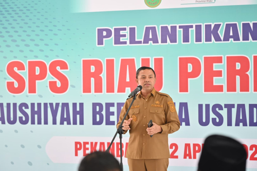 Gubernur Riau Hadiri Pelantikan Pengurus SPS Riau, Minta Sajikan Informasi Aktual dan Berintegritas Dan Lawan Hoax