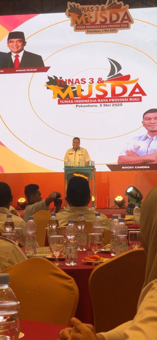Sekretaris Garda Bangsa Provinsi Riau YS Rendra Hadiri Pengukuhan PD Tunas Indonesia Raya Riau