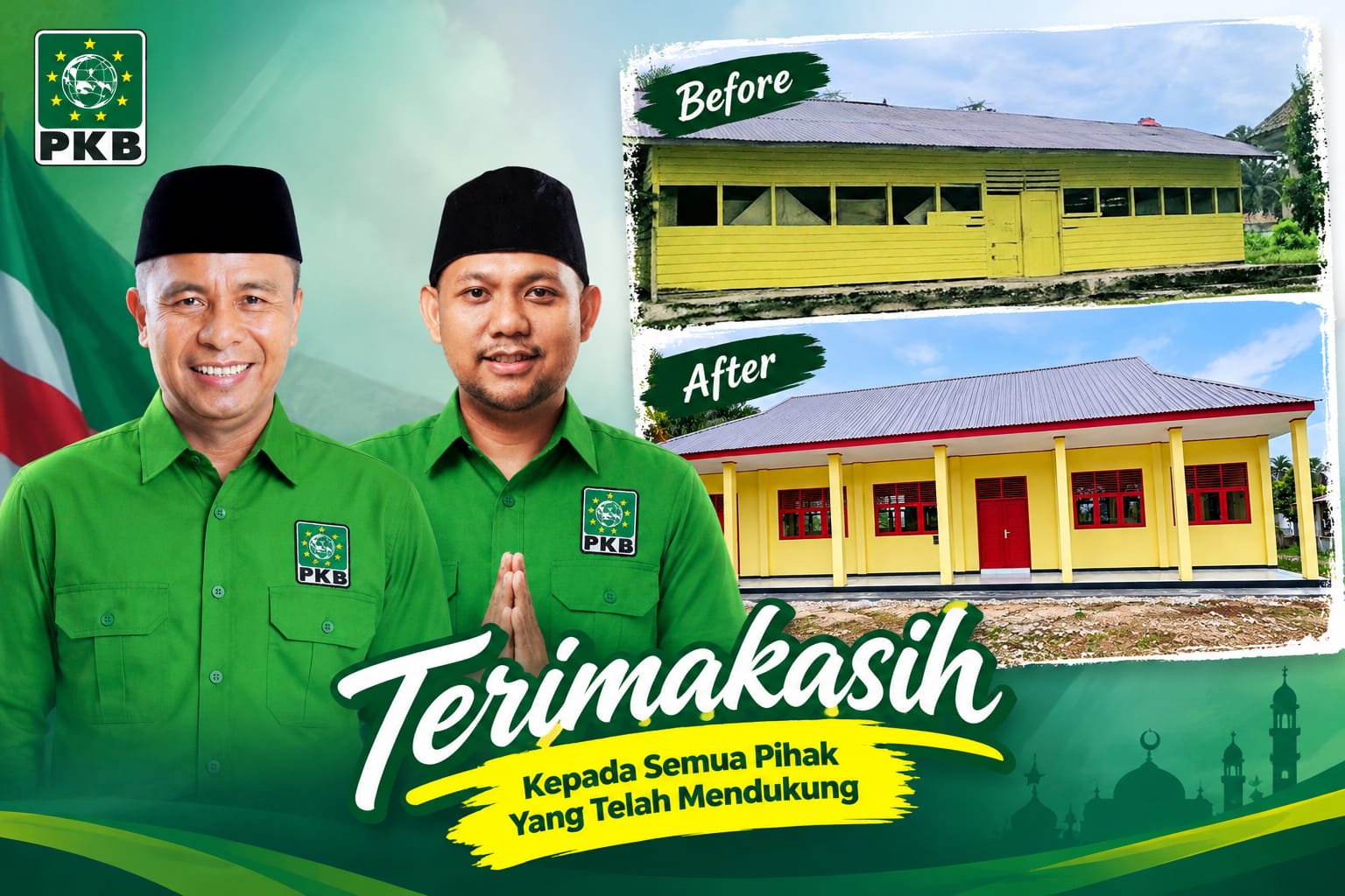 Dulu Memprihatinkan, SDN 020 Pangkalan Baru Kini Berubah, Warga Apresiasi Raja Ferza dan Bupati Kampar