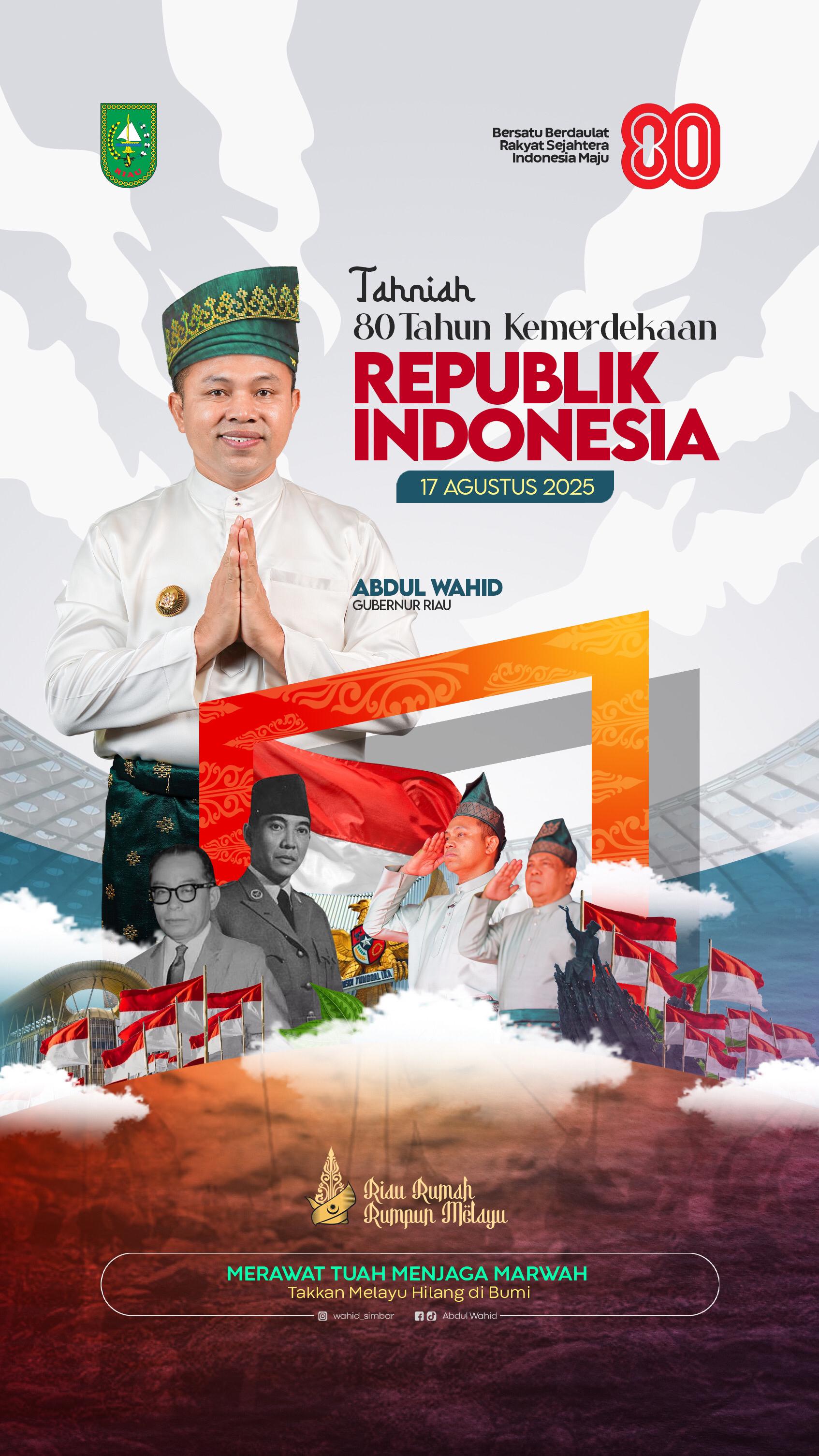 Dirgahayu Republik Indonesia ke 80 Tahun 2025