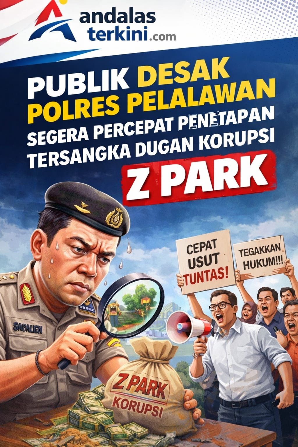 Publik Desak Polres Pelalawan Segera Tetapkan Tersangka Kasus Z Park, Soroti Lambannya Proses Hukum