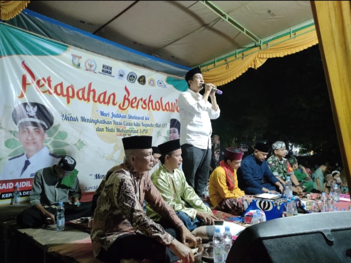 Ribuan Masyarakat Tumpah Ruah Hadiri Kegiatan Petapahan Bersholawat Tahun 2024